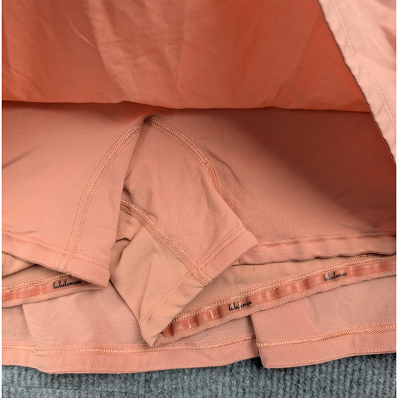 Lululemon Play Off The Pleats Skirt Womens 8 Pink Running Tennis Skort Preppy - Picture 5 of 8